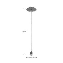 Petal Adjustable Flex Ceiling Light Cable - thumbnail 5
