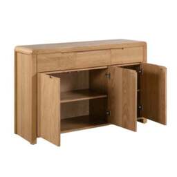 Curve Sideboard, Oak - thumbnail 3