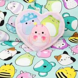 Squishmallows Flash Reversible Heart Shaped Cushion - thumbnail 5