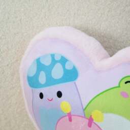 Squishmallows Flash Reversible Heart Shaped Cushion - thumbnail 6