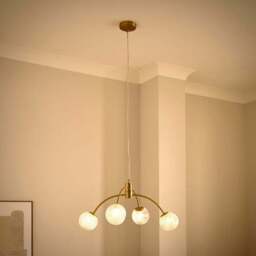 Marble Art Deco 4 Light Ceiling Light - thumbnail 2