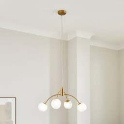 Marble Art Deco 4 Light Ceiling Light - thumbnail 1