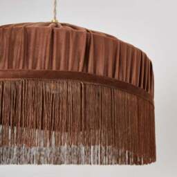 Alessia Velvet Pleated Lamp Shade - thumbnail 4