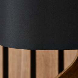 Gemini Gold Etched Ceramic Table Lamp - thumbnail 4