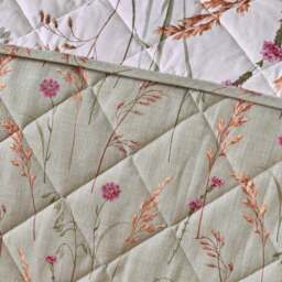 Catherine Lansfield Grasmere Brushed Floral Bedspread - thumbnail 4