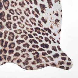 Faux Leopard Print Rug - thumbnail 5