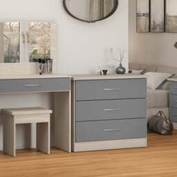 Nevada 3 Drawer Chest - thumbnail 1