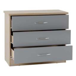 Nevada 3 Drawer Chest - thumbnail 3
