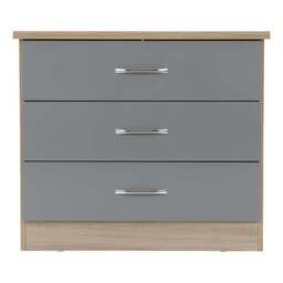 Nevada 3 Drawer Chest - thumbnail 4
