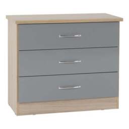 Nevada 3 Drawer Chest - thumbnail 2