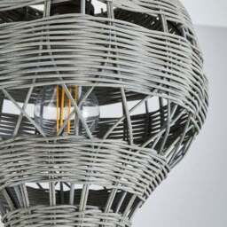 Hot Air Balloon Rattan Easy Fit Pendant Shade - thumbnail 3