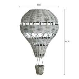 Hot Air Balloon Rattan Easy Fit Pendant Shade - thumbnail 6