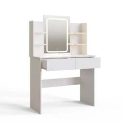 Sadie Dressing Table with LED Mirror - thumbnail 4