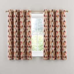 Kelso Cut Velvet Eyelet Curtains - thumbnail 5