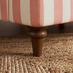 Beatrice II Woven Stripe Snuggle Chair - thumbnail 5