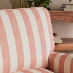 Beatrice II Woven Stripe Snuggle Chair - thumbnail 4