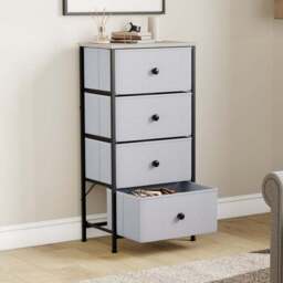 Maye 4 Drawer Fabric Chest - thumbnail 2