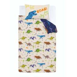 Catherine Lansfield Prehistoric Dinosaurs Polycotton Duvet Cover & Pillowcase Set - thumbnail 5