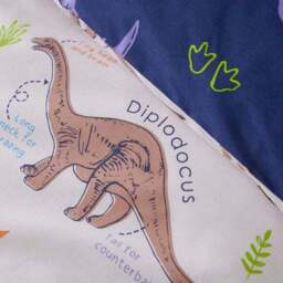 Catherine Lansfield Prehistoric Dinosaurs Polycotton Duvet Cover & Pillowcase Set - thumbnail 4