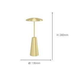 EGLO Piccola Touch Dimmable Outdoor Table Lamp - thumbnail 4