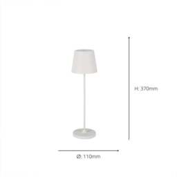 EGLO Cabozo Rechargeable Colour Changing LED Outdoor Table Lamp - thumbnail 3