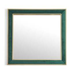 Velour Fabric Rectangle Wall Mirror - thumbnail 3