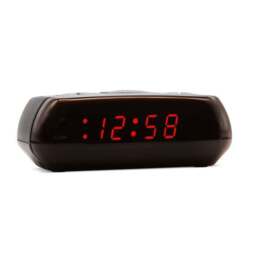 Acctim Miramar Black Alarm Clock - thumbnail 3