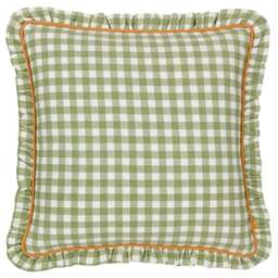 Furn. Maude Gingham Cotton Square Cushion - thumbnail 2