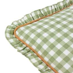 Furn. Maude Gingham Cotton Square Cushion - thumbnail 5