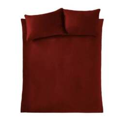 Catherine Lansfield Kingsley Soft Matt Velvet Duvet Cover and Pillowcase Set - thumbnail 4