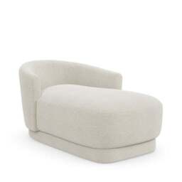 Carmen Chunky Chenille Chaise Longue - thumbnail 6