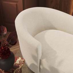Carmen Chunky Chenille Chaise Longue - thumbnail 3