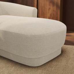 Carmen Chunky Chenille Chaise Longue - thumbnail 4