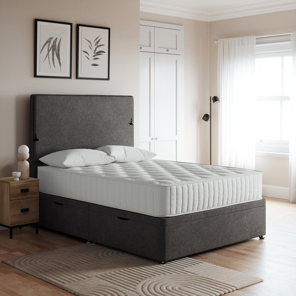 Everyday Side Ottoman Bed Frame, Chenille - image 1