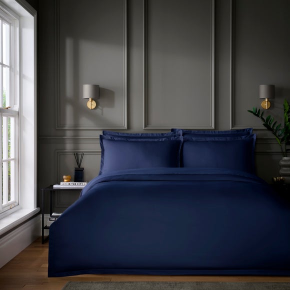Hotel Cotton Sateen 400 Thread Count Duvet Cover & Pillowcase Set - image 1