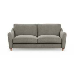 Hattie Slub Faux Linen 3 Seater Sofa - thumbnail 2
