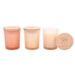 Serenity Tranquil Set of 3 Flow, Balance & Breathe Votive Candles - thumbnail 5
