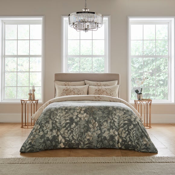 Dorma Whispering Leaves Duvet Cover and Pillowcase Set - image 1