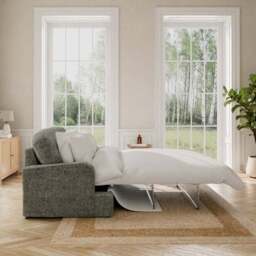 Martha Chunky Chenille 2 Seater Double Sofa Bed - thumbnail 3