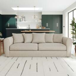 Blake Basket Weave Texture 4 Seater Sofa