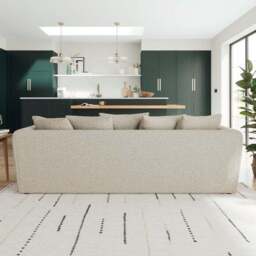 Blake Basket Weave Texture 4 Seater Sofa - thumbnail 3