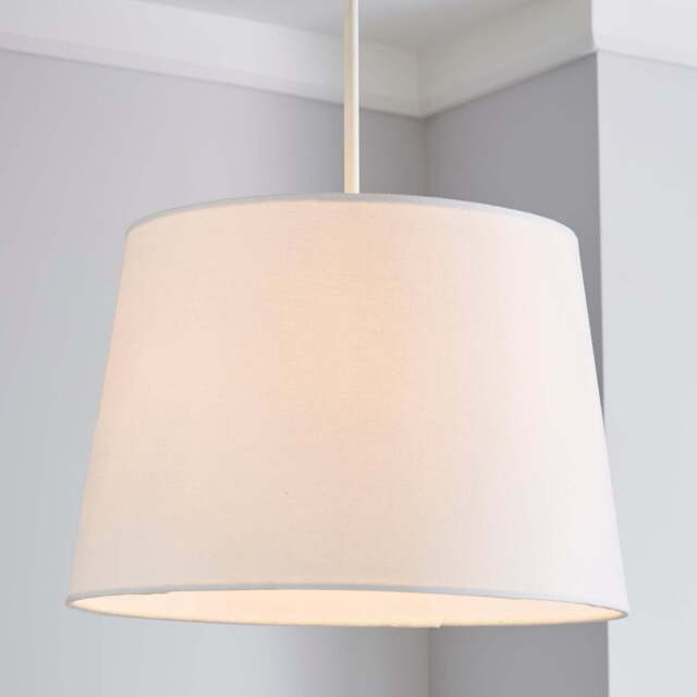 Sara Tapered Lamp Shade 30cm White White