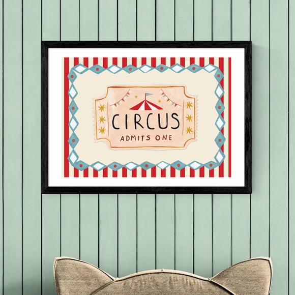 East End Prints Circus Ticket Print - image 1