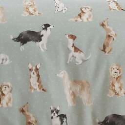 Cute Dogs Polycotton Duvet Cover & Pillowcase Set - thumbnail 4