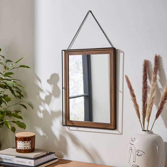 Fulton Rectangle Hanging Chain Wall Mirror - image 1