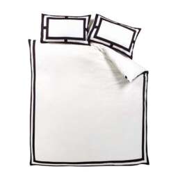 Catherine Lansfield So Soft Mono Panel Duvet Cover & Pillowcase Set - thumbnail 4