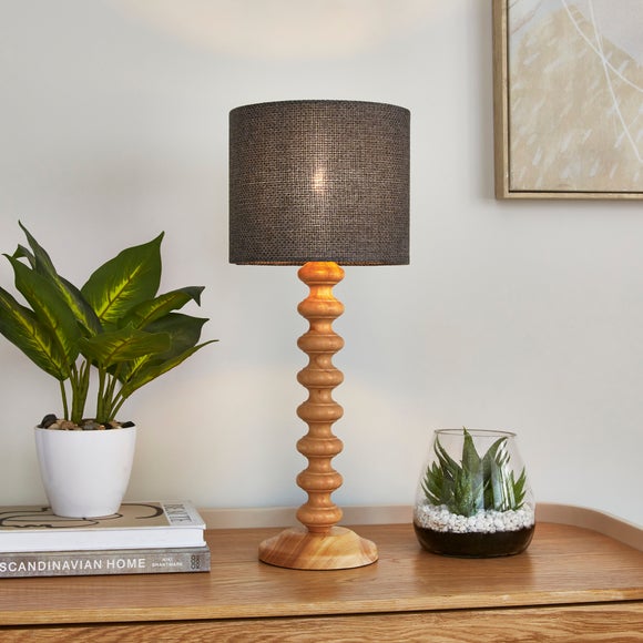 Barkweave Drum Lamp Shade - image 1