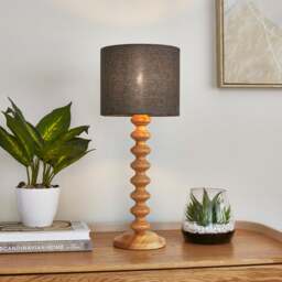 Barkweave Drum Lamp Shade - thumbnail 1