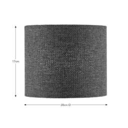 Barkweave Drum Lamp Shade - thumbnail 5