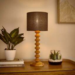 Barkweave Drum Lamp Shade - thumbnail 2